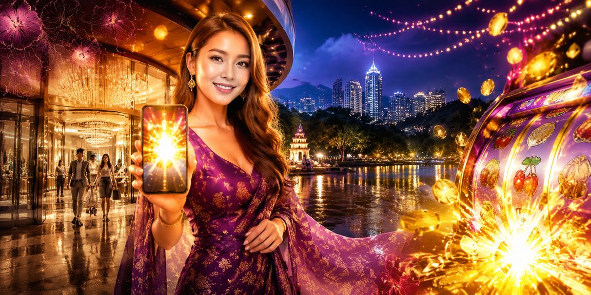 Pemain menikmati permainan slot dalam talian di Malaysia